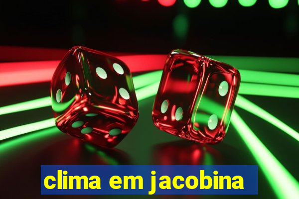 clima em jacobina